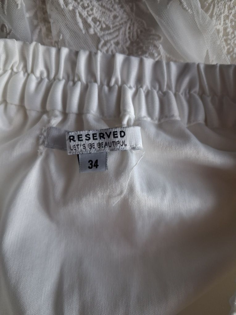 Spódnica damska z tiulu haftowana reserved