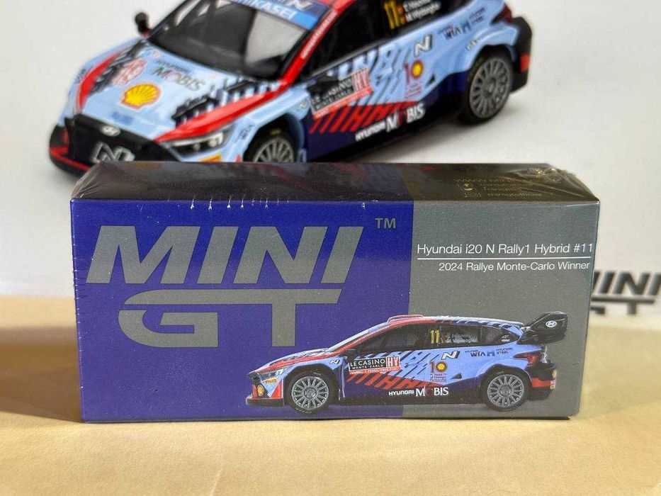 Колекційна модель MiniGT 871 Hyundai i20 N Rally1 #11 2024 1:64 нова