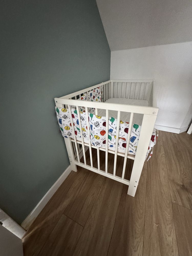 Łóżeczko Gulliver Ikea z materacem