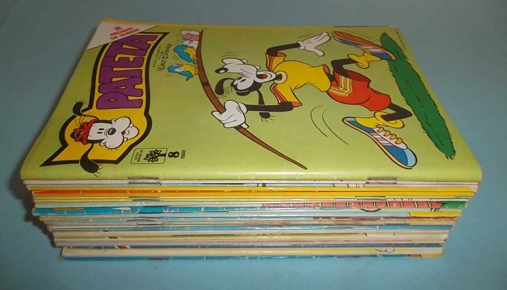 Lote de revistas do PATETA - Edição portuguesa