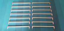 Lote de Puxadores de Inox