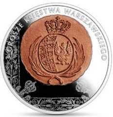 20 zł - Historia monety polskiej – 3 grosze Księstwa Warszawskiego