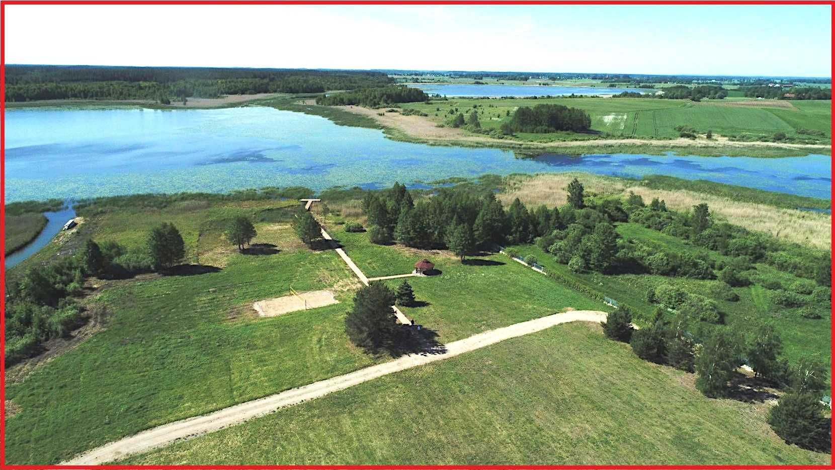 Działka budowlana nad jeziorem, 1540m2, Mazury Skomętno, obok Ełku.