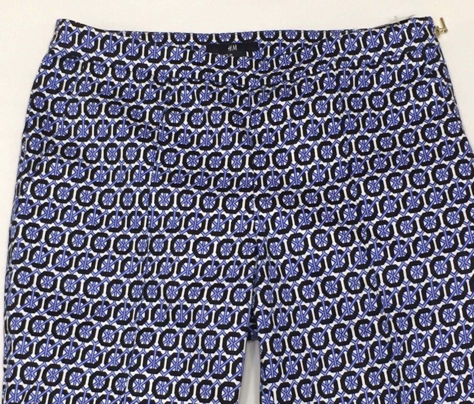 HM spodnie w geometryczne wzory NOWE rozmiar L