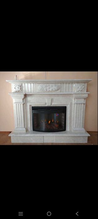 Камін,топка,піч,підвіконня,сходи з мармуру,граніту,штучного каменю