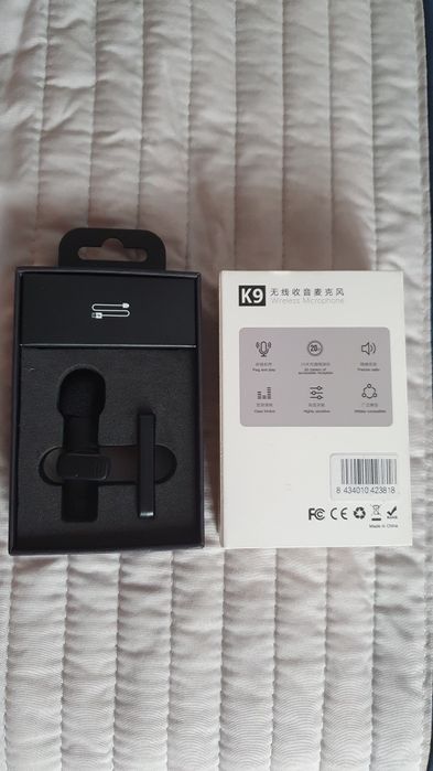 Microfone de lapela/ casaco wireless