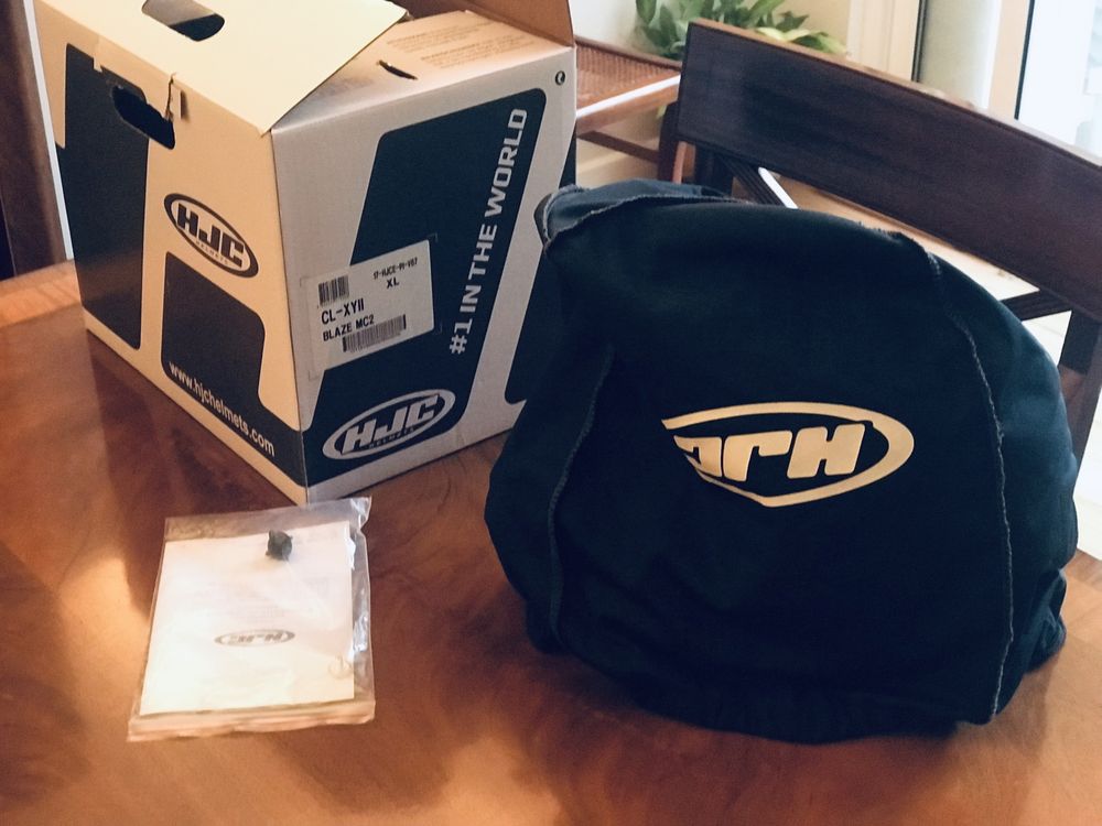 Capacete de moto para criança como novo