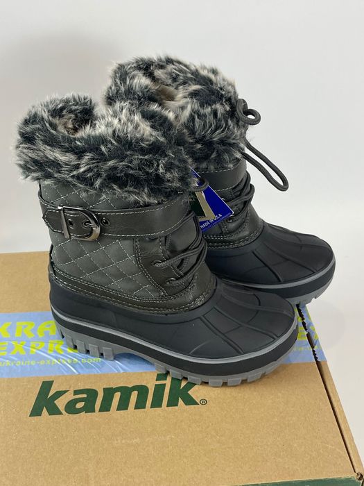 Дитячі зимові термо чоботи снігоходи Kamik 27 розмір
