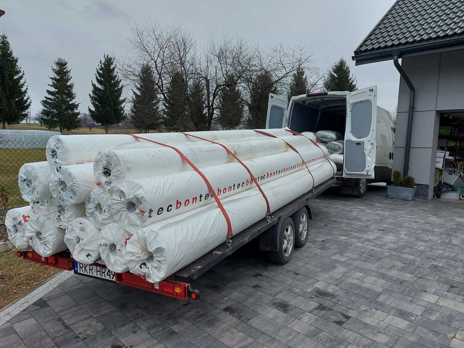 NAJSILNIEJSZA Geowłóknina drogowa do 6m 400g 24h POLIPROPYLEN