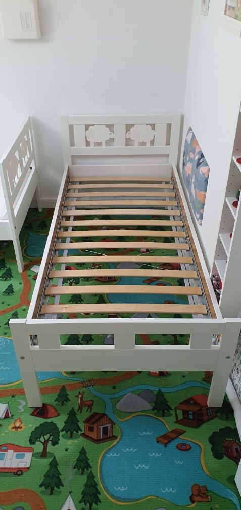 Łóżeczko dziecięce Ikea Kritter może być z materacem