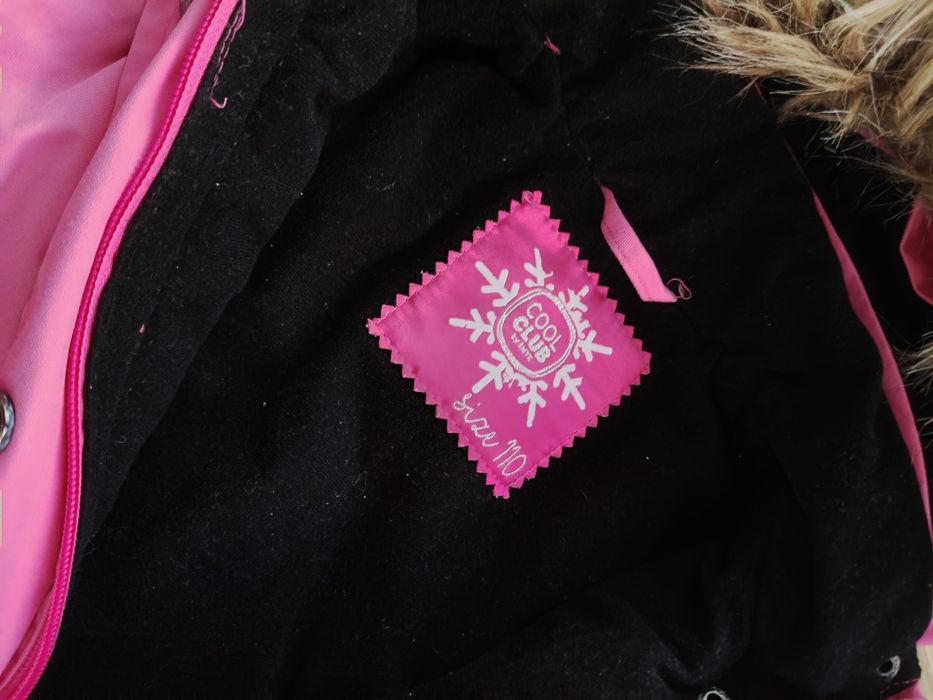 Różowy kombinezon zimowy Cool club by Smyk, rozmiar 110