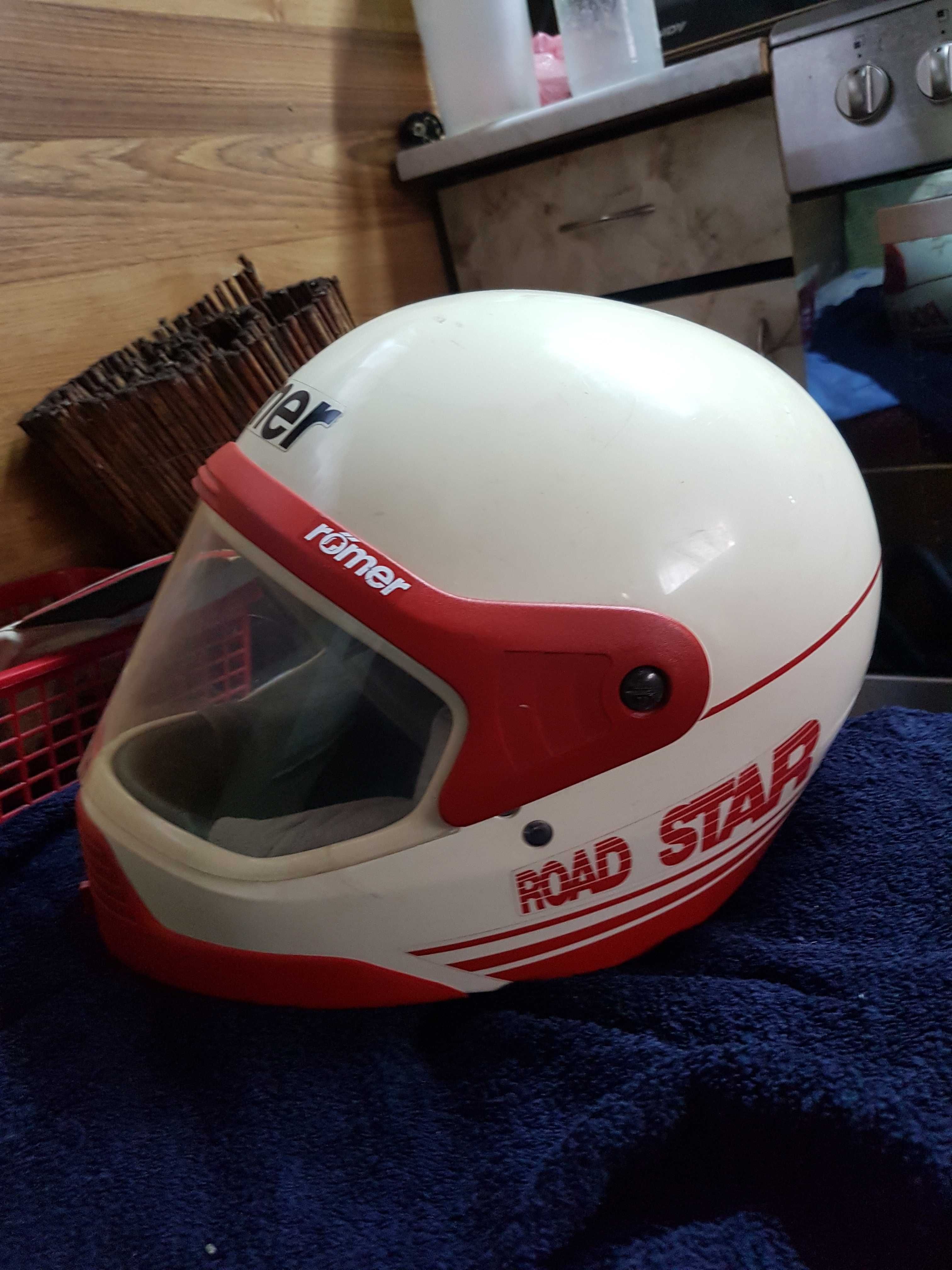 KOLEKCJONERSKI kask motorowy Romer-helm ladny stan