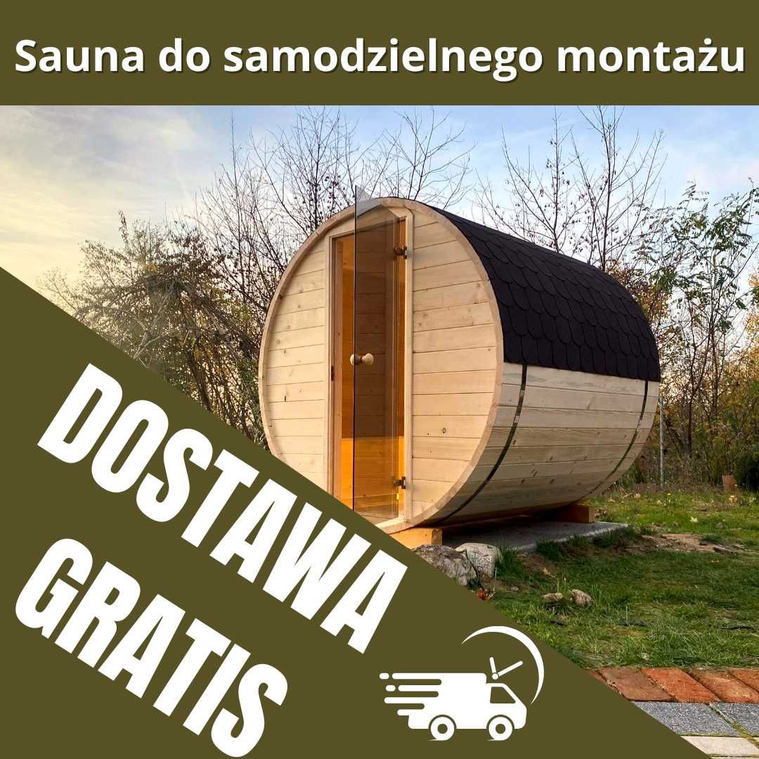 Sauna Ogrodowa 2x2 Samodzielny montaż TRANSPORT GRATIS