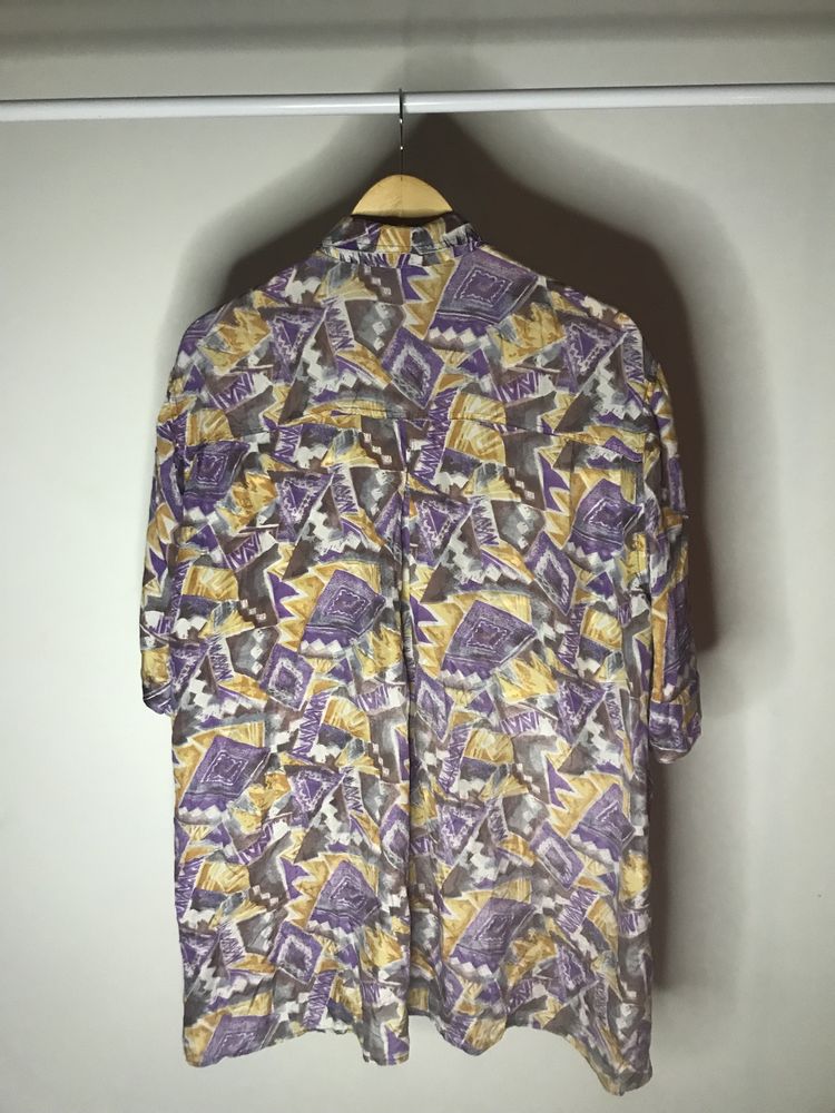Vintage C&A Jedwabna Koszula L