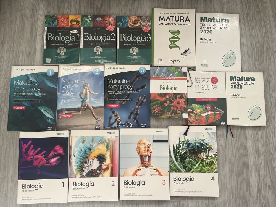 Biologia rozszerzona - podręczniki, vademecum, arkusze liceum