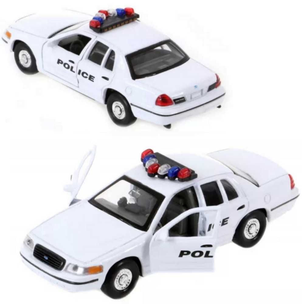 Ford Crown Victoria model Welly 1:34 Biała Policja