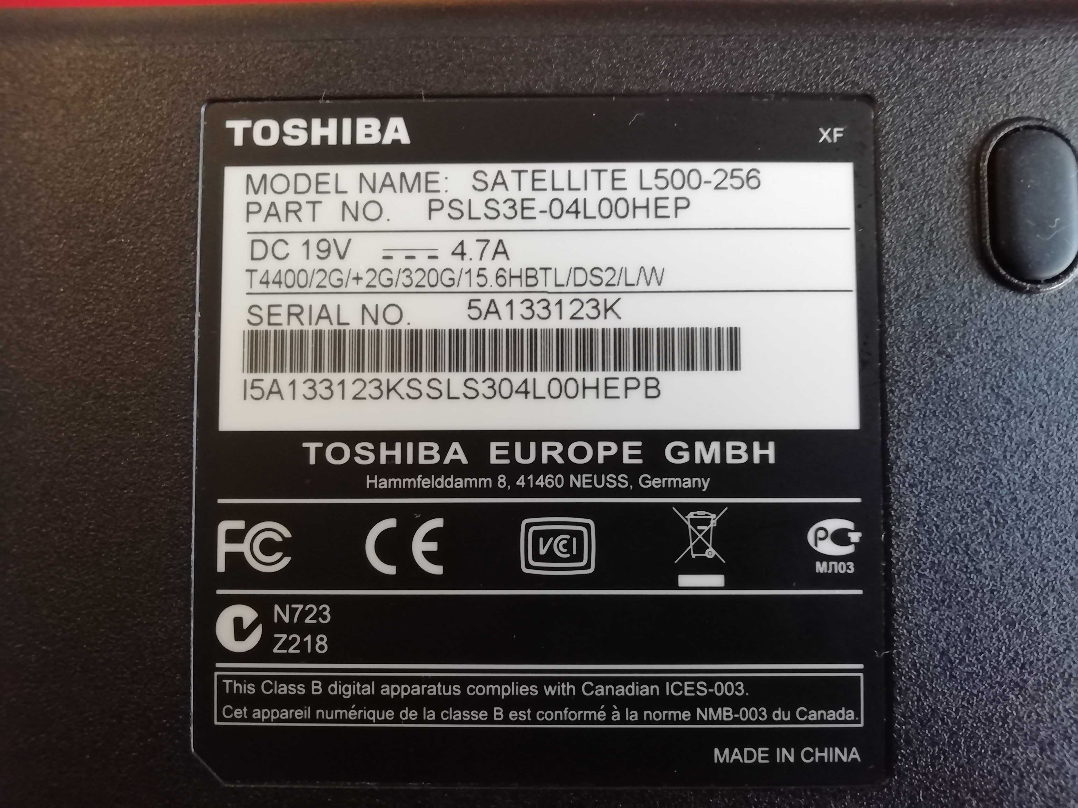 Toshiba Satellite L500 - Como Novo - Porto