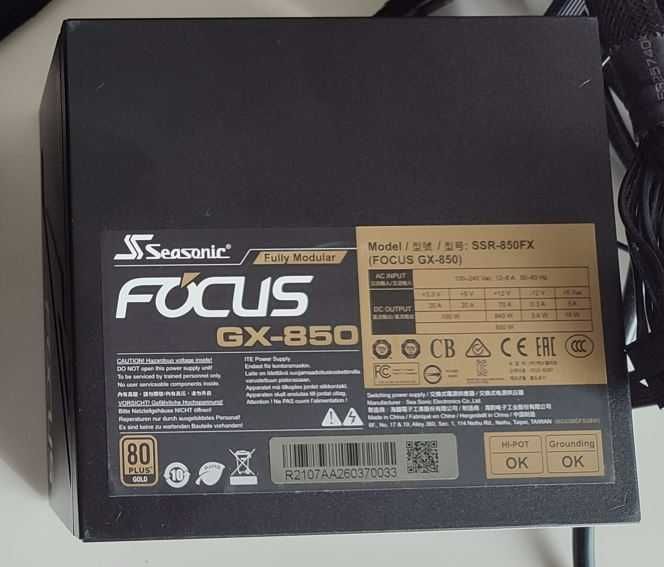 Seasonic Focus Plus Gold Modular GX-850