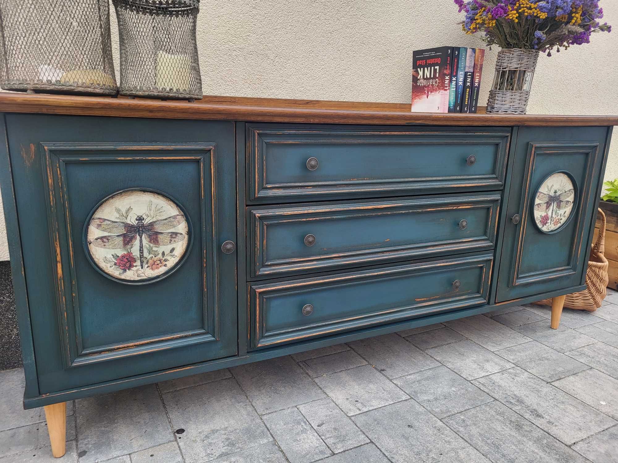 Komoda Po Metamorfozie Bufet Vintage
