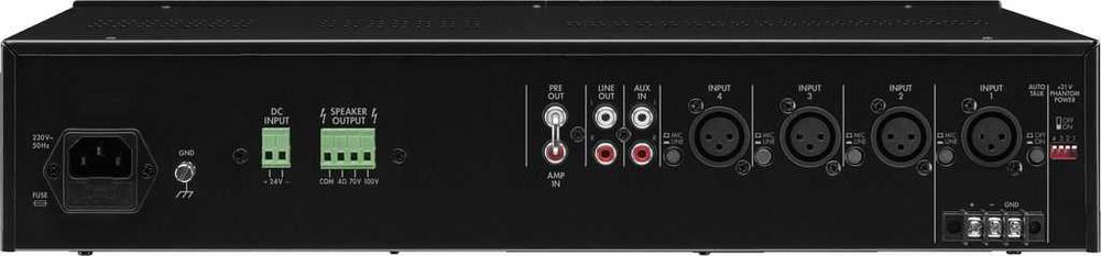 Monacor PA-900 końcówka mocy, wzmacniacz miksujący