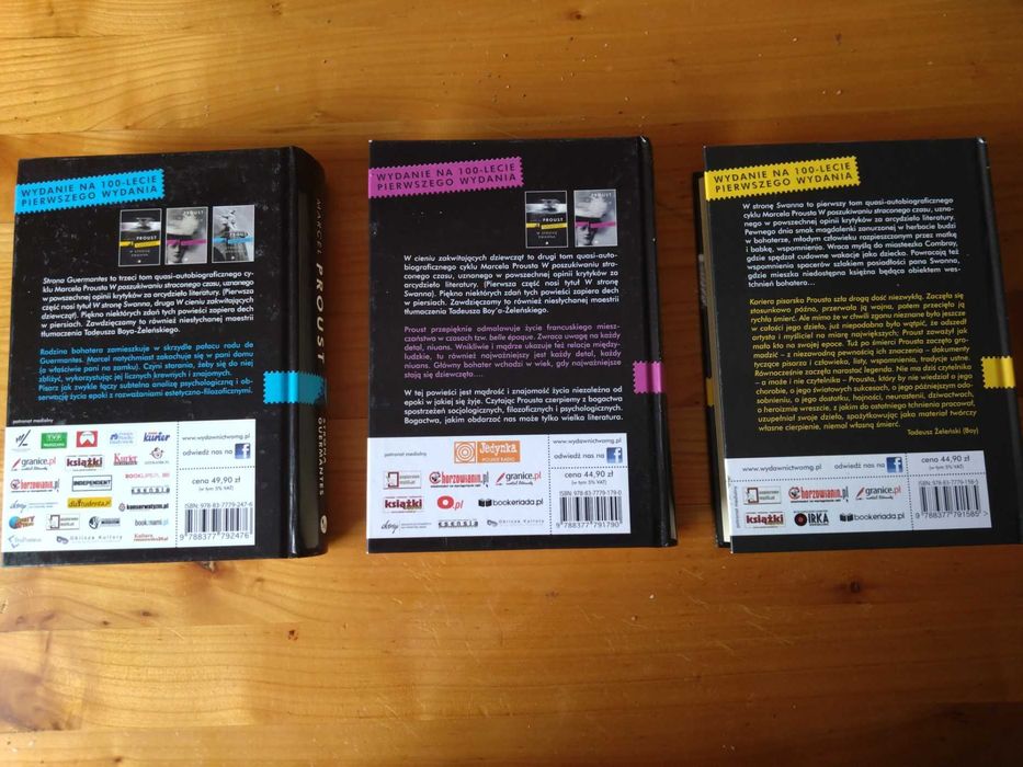 Marcel Proust - W poszukiwaniu straconego czasu Tomy 1-3