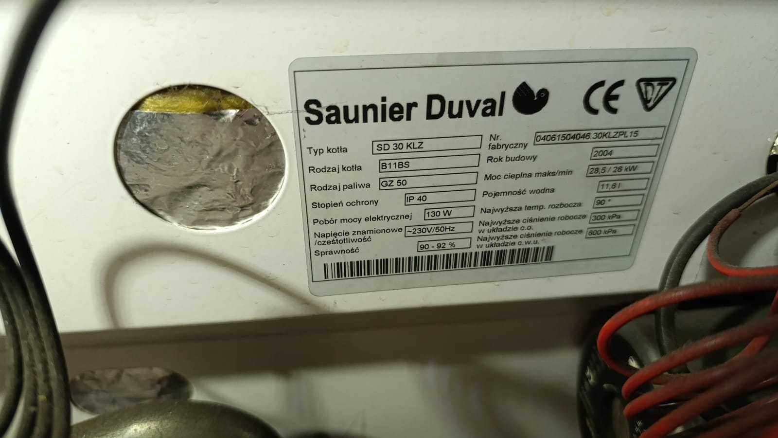 Piec gazowy SAUNIER DUVAL NIEDŹWIEDŹ moc 26 kw