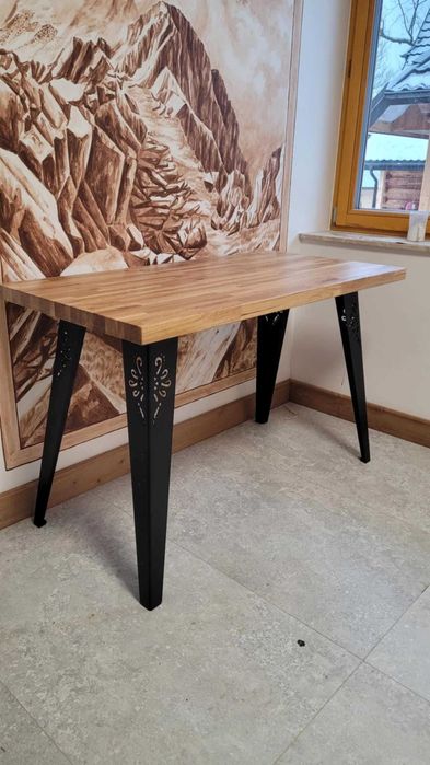 Metalowe nogi do stolika, ławy, szafki, krzeseł, góry, parzenica 42 cm