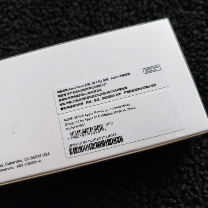 Стилус Apple Pencil 2 for iPad
Model A2051