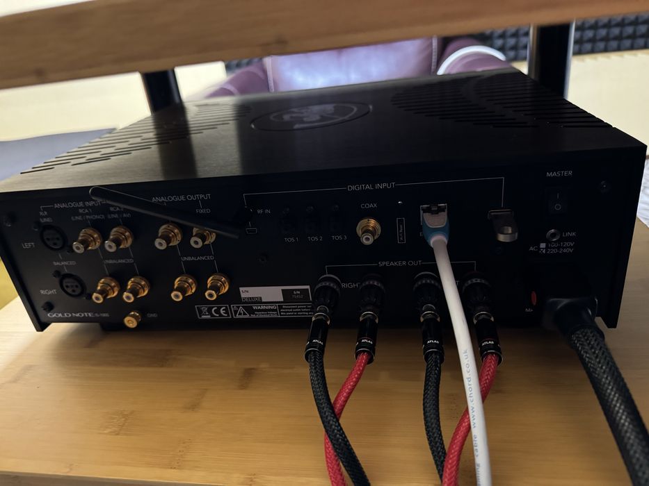 Интегральный усилитель Gold Note IS 1000 Delux Black