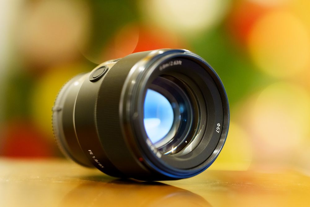 Objetiva Sony 85mm 1.8