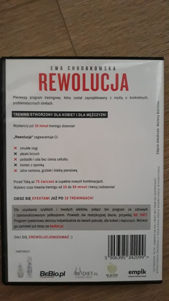 Rewolucja Ewa Chodakowska trening dvd