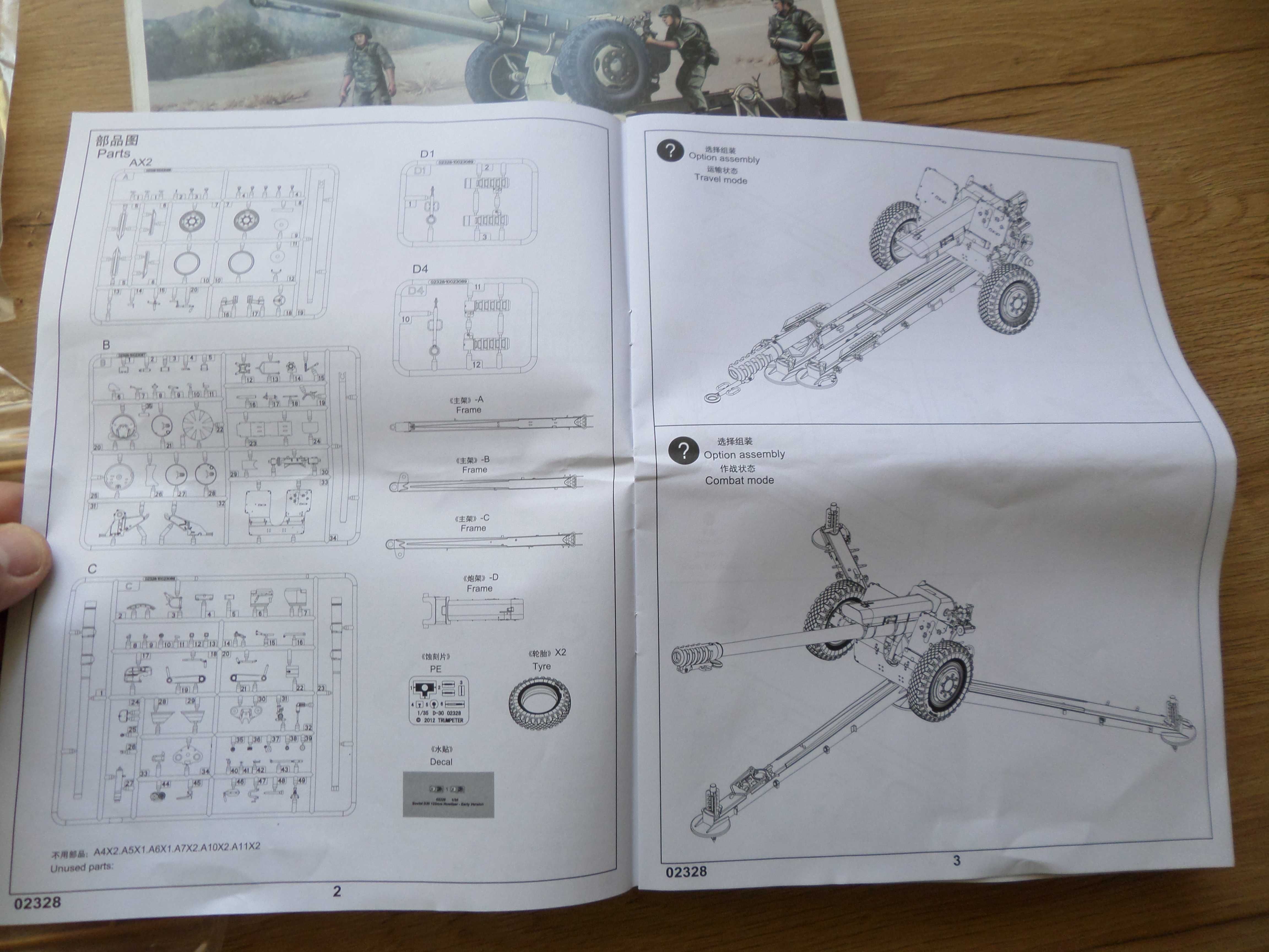 Soviet D30 122mm Howitzer - Early Version w 1:35