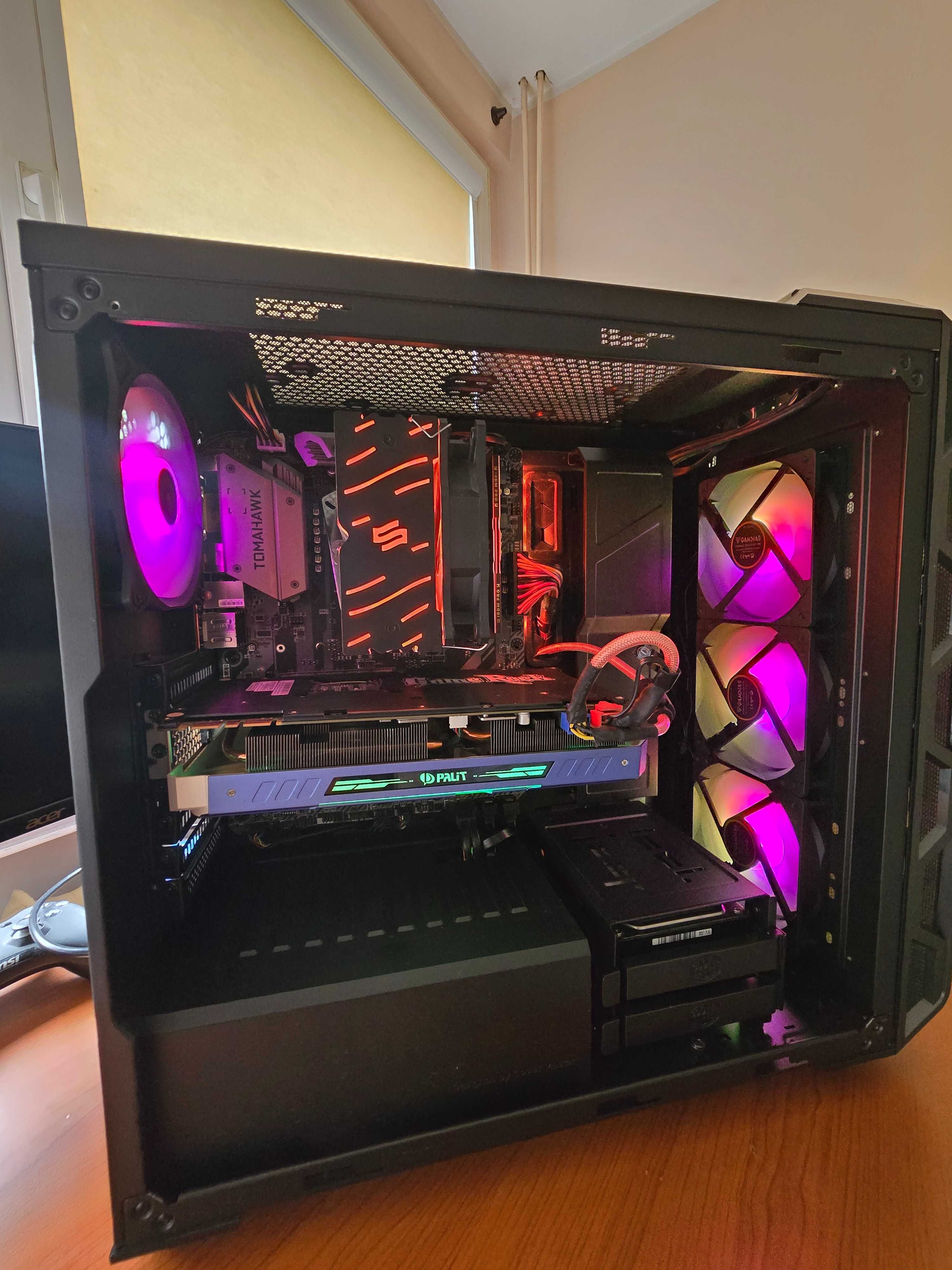 Zestaw Gammingowy/Monitor 180hz/Ryzen 5/video 8gb./ssd/ddr4.