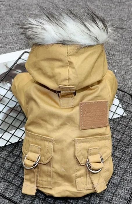 Kurtka ocieplana dla psa lub kota rasy małej