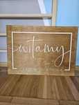 Tablica powitalna wesele boho rustykalna 70x50