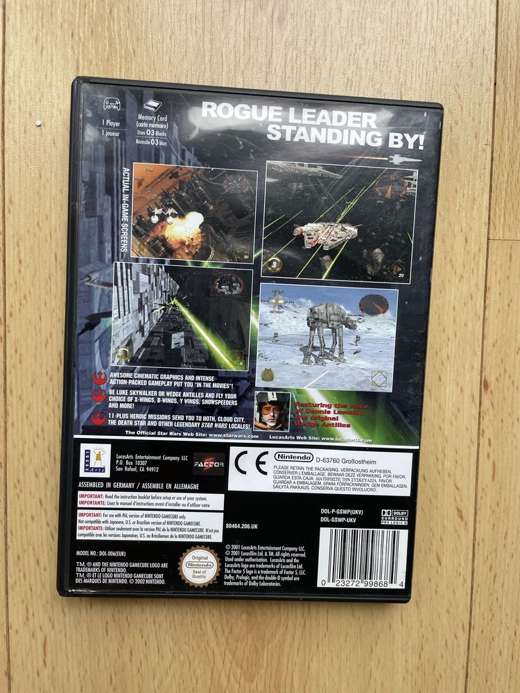 Star Wars Rogue Leader Gamecube