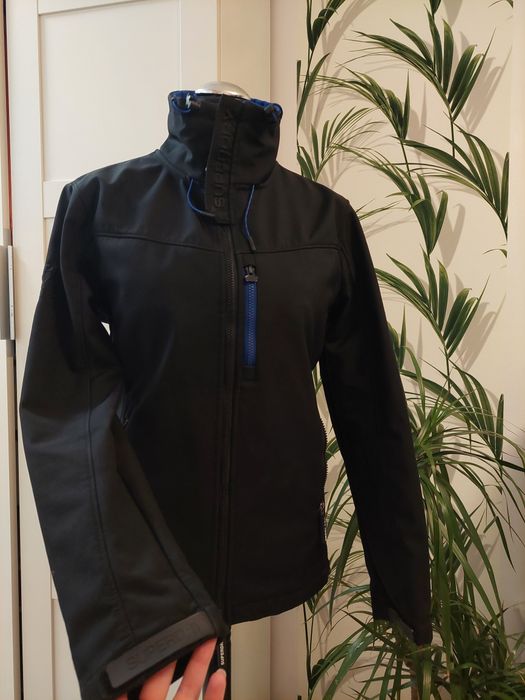 Kurtka damska męska przejściowa na polarze softshell Superdry r.M