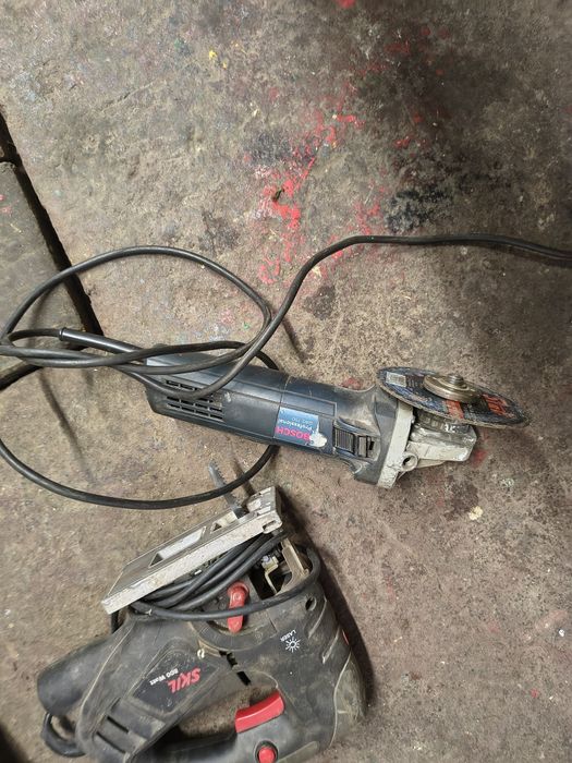 Szlifierka kątowa wyrzynarka przecinarka do drewna wiertarka