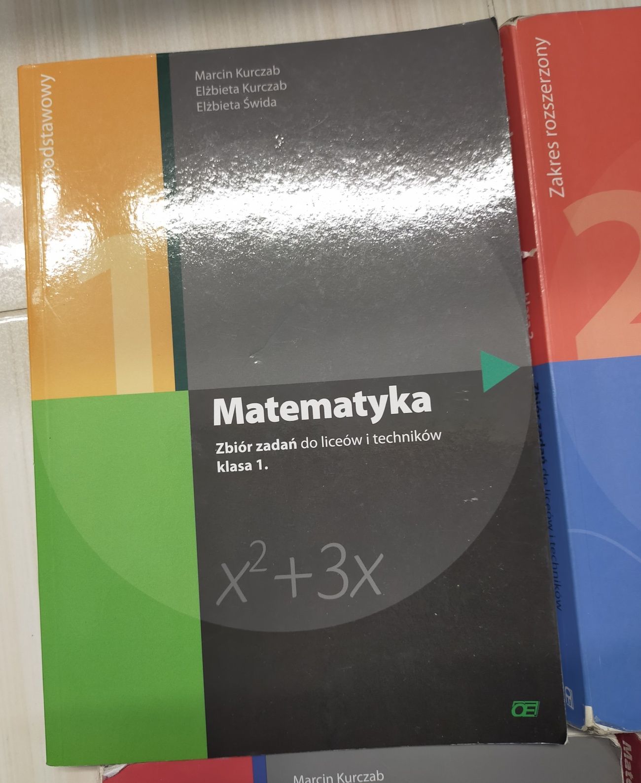 Książki do matematyki Kurczab podręcznik i zbiór zadań