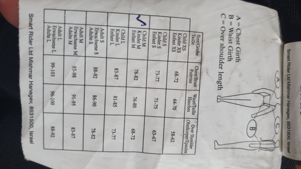 Kamizelka ochronna jeździecka Smart Rider rozmiar M