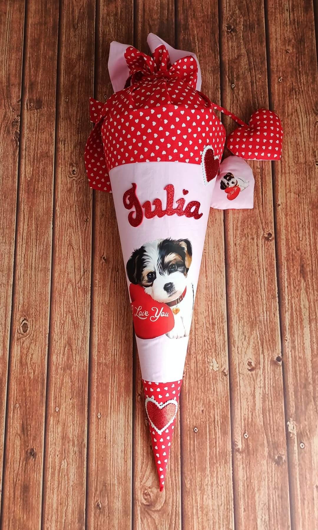 Tyta róg obfitości dla pierwszoklasisty handmade