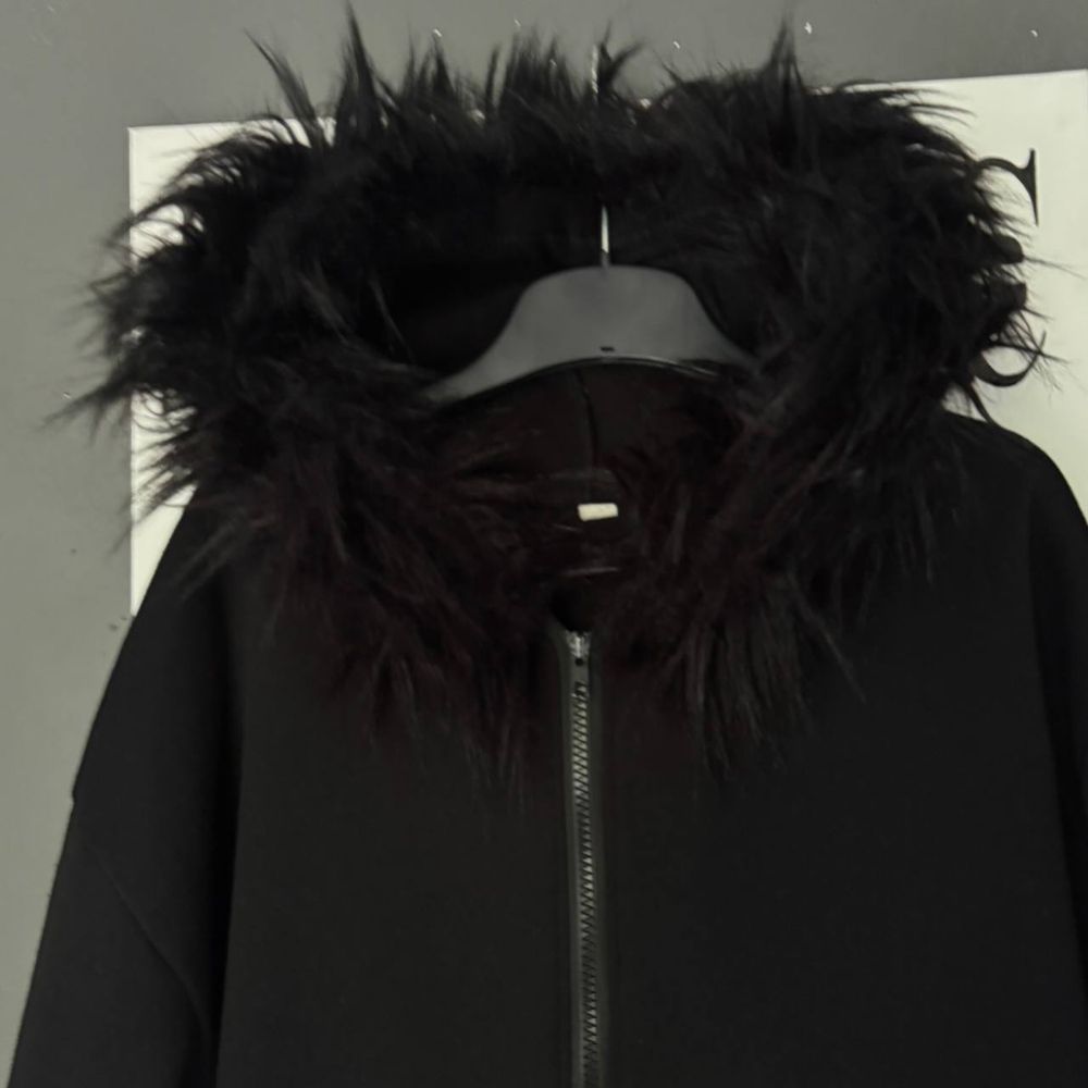 Zip Hoodie Fur худи с мехом много вариантов (balenciaga,rick owens,y2k