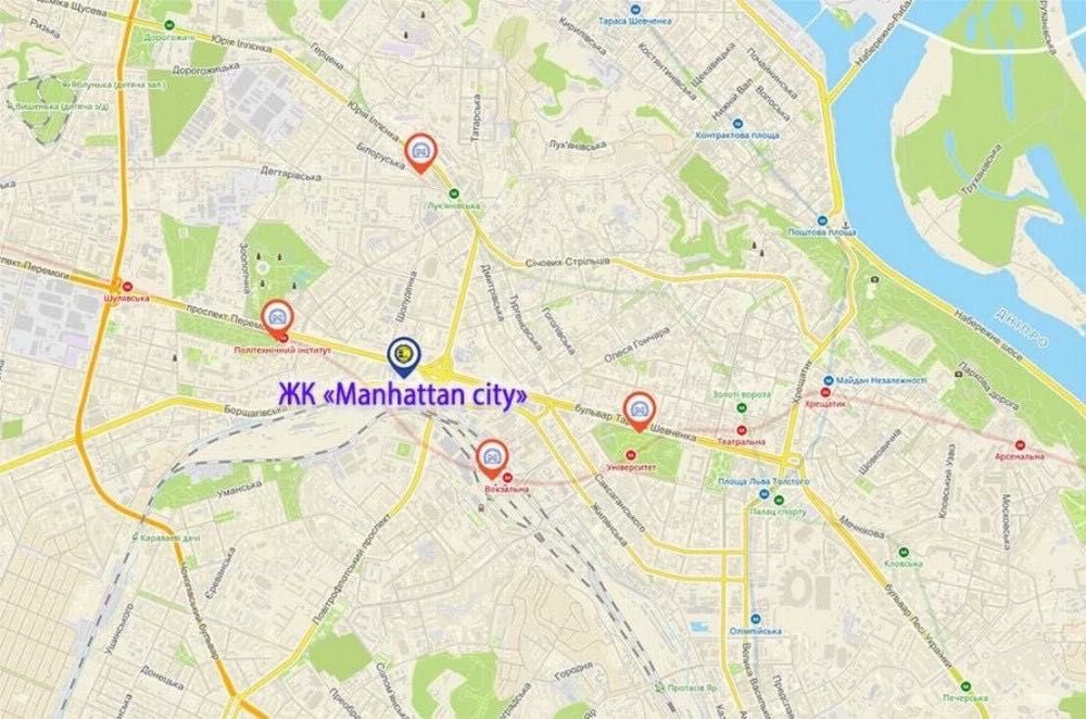 Топ краєвид з Вашої нової 2 кімнатної в ЖК Манхетен/Manhattan City