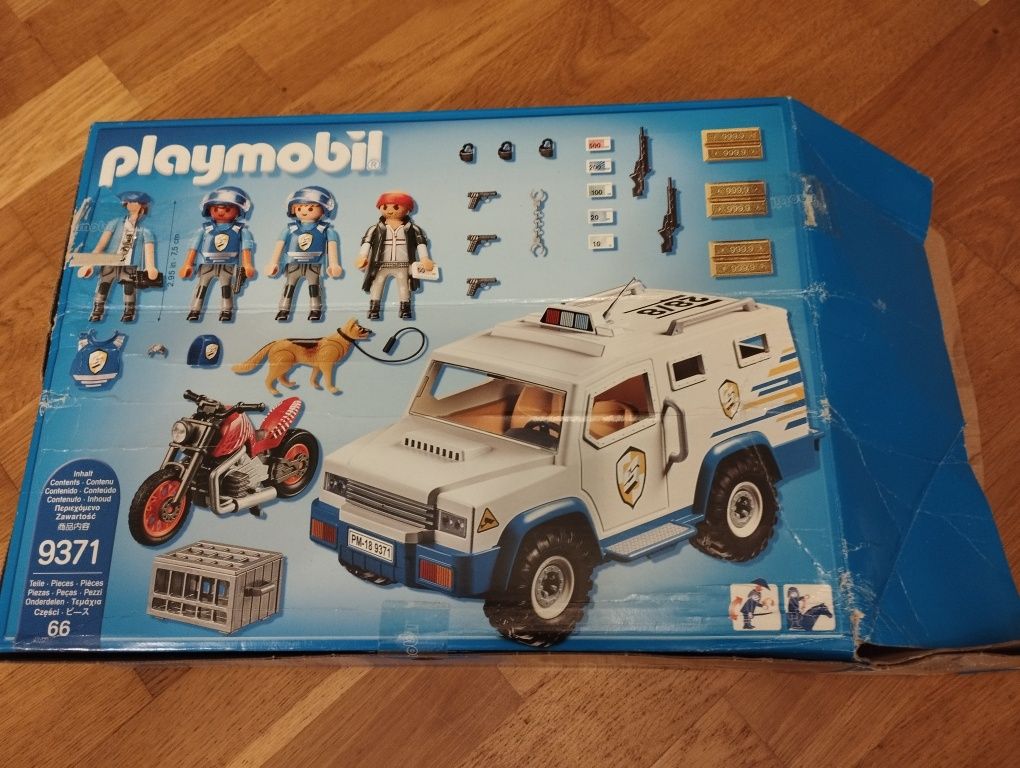 Playmobil 9371 klocki transporter pieniędzy