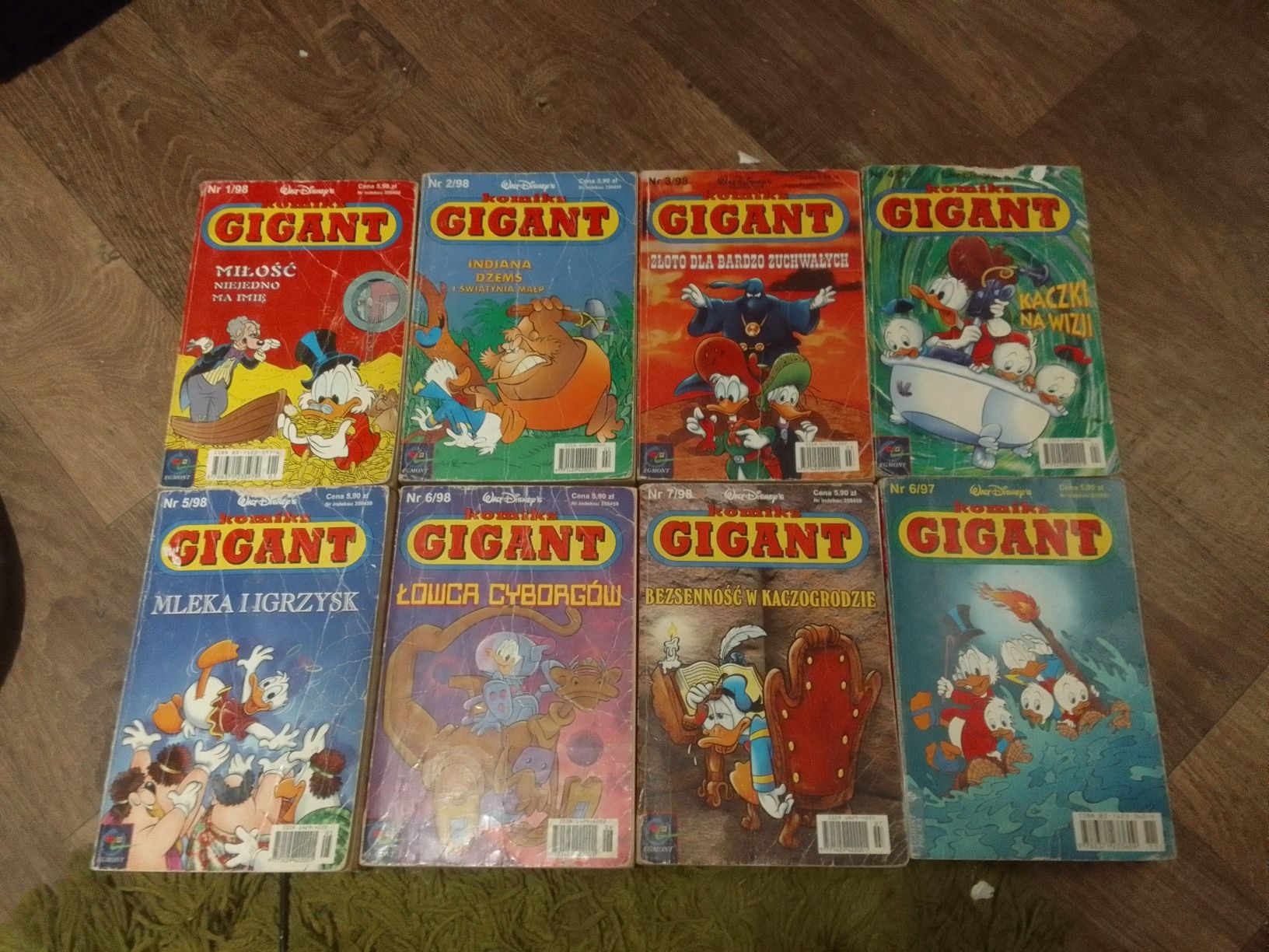 Zestaw komiksów gigant 97/98