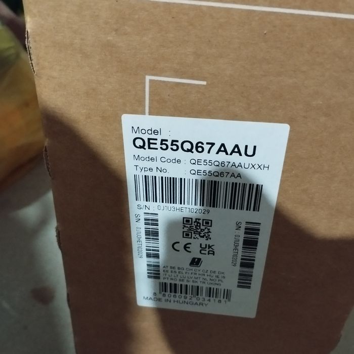 Samsung QLED  tv 55 cali qe55q67a