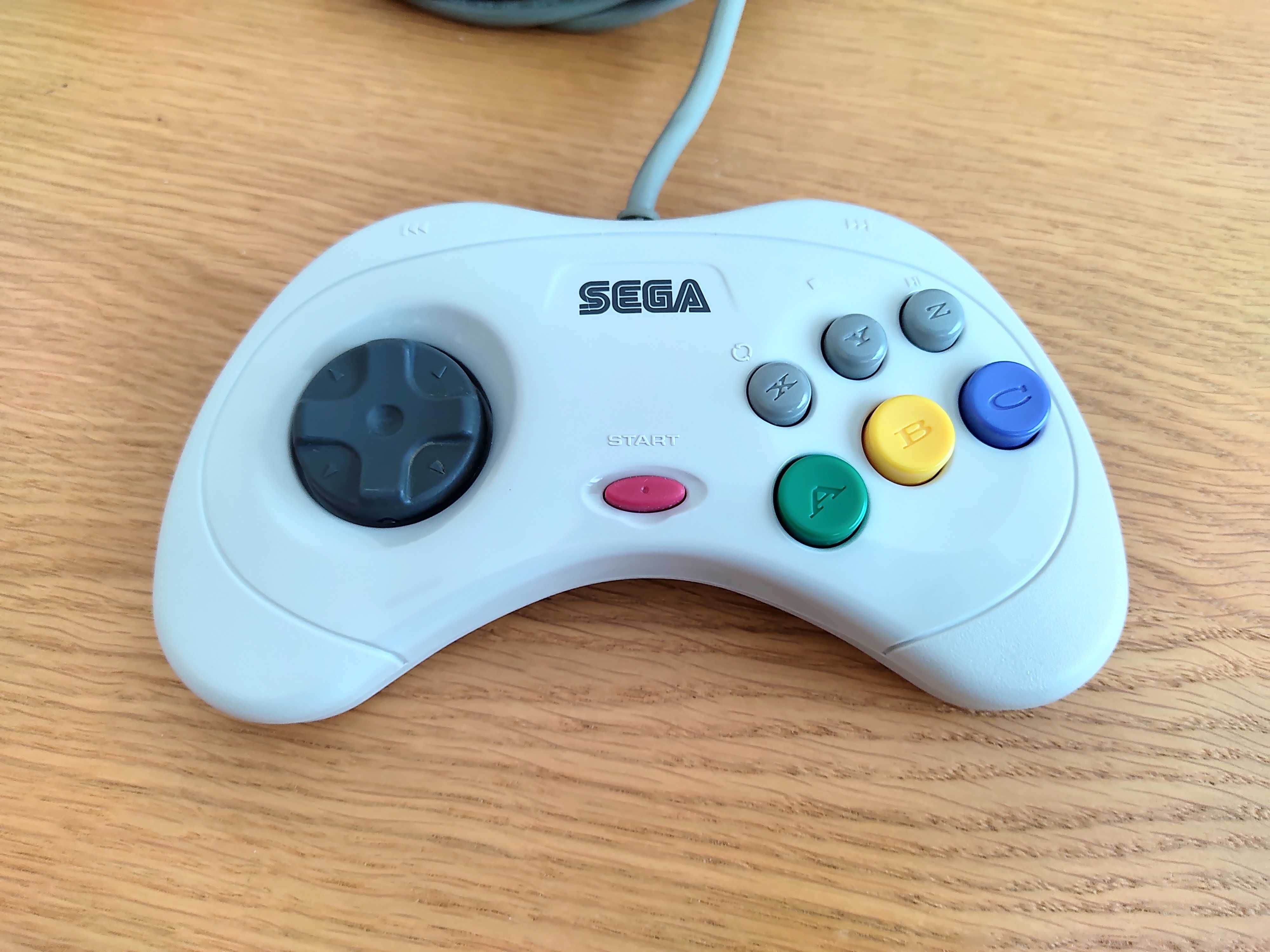Comando original Sega Saturn branco