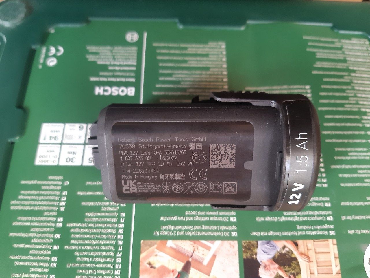 Акумуляторний дриль-шуруповерт Bosch EasyDrill 1200 + акумулятор