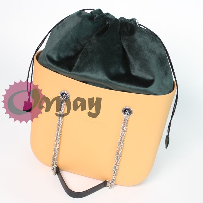 organizer do OBAG STANDARD worek welur ZIelona Butelka komin OMAY