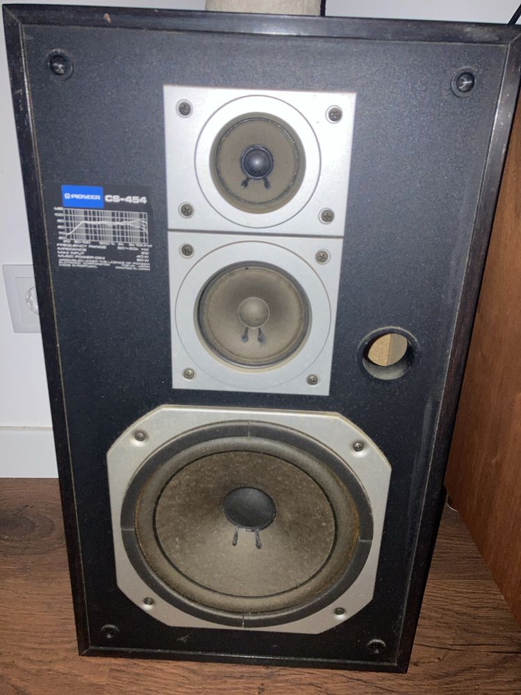 Amplificador + tuner Pioneer SA-6500 II + colunas